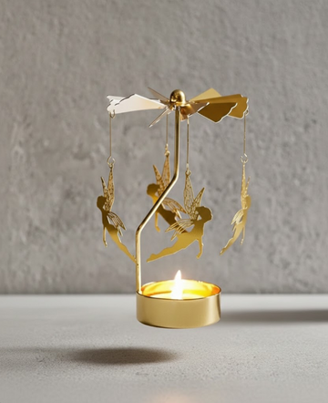 Rotating Metal Candle Holder