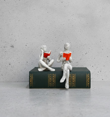 Reading Woman Thinker Sculpture