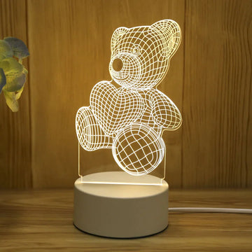 3D Love LED Night Light