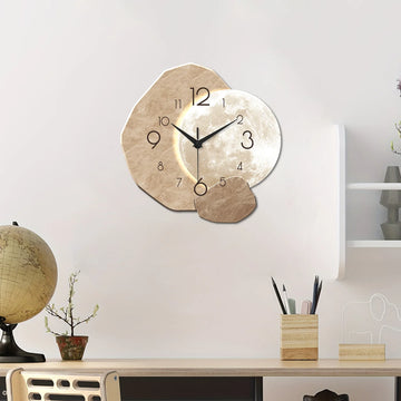 Modern Moon Wall Clock