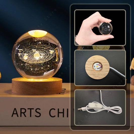 Crystal Ball LED Night Light