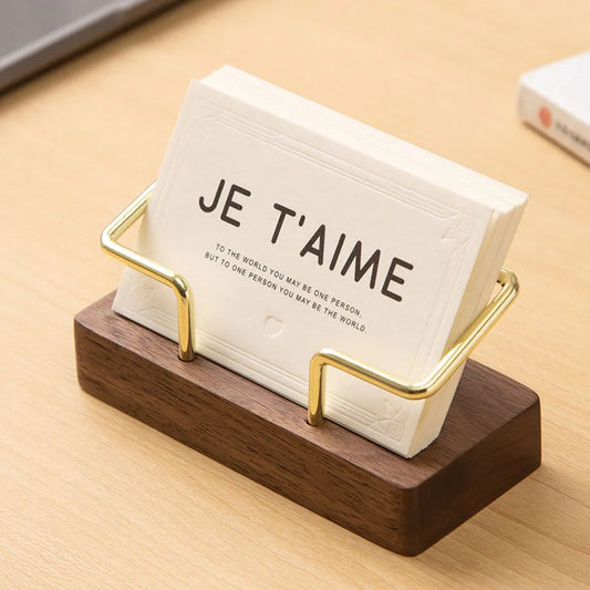 Wooden Business Card Holder