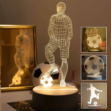3D Football LED Table Lamp